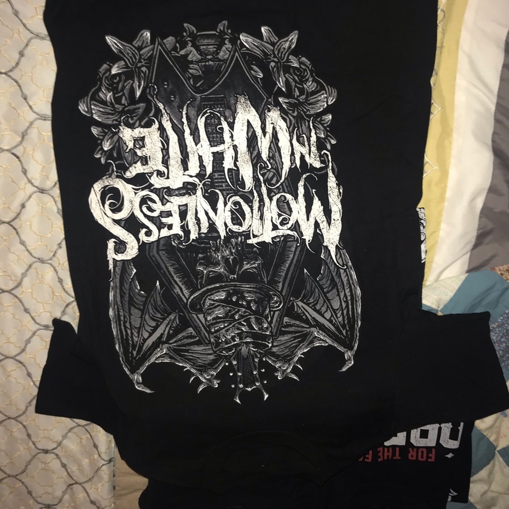 Brand New Motionless In White Coffin Skull shirt